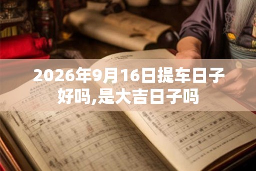 2026年9月16日提车日子好吗,是大吉日子吗 2026年9月16日提车日子好吗,是大吉日子吗