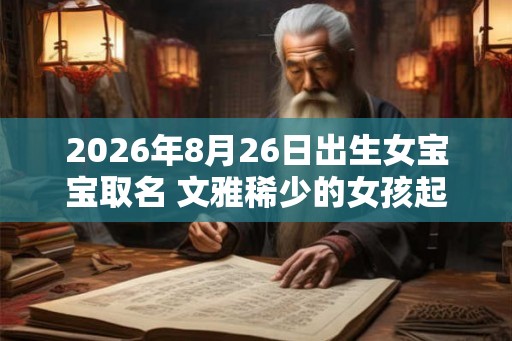 2026年8月26日出生女宝宝取名 文雅稀少的女孩起名宜用字