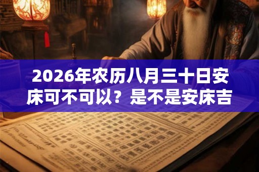 2026年农历八月三十日安床可不可以？是不是安床吉日？