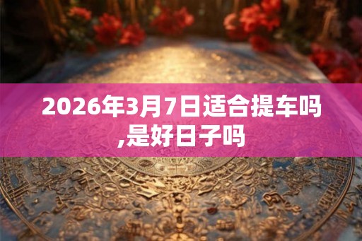 2026年3月7日适合提车吗,是好日子吗