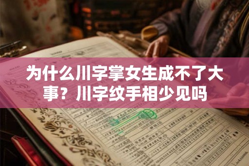 为什么川字掌女生成不了大事？川字纹手相少见吗