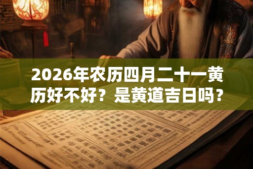 2026年农历四月二十一黄历好不好？是黄道吉日吗？