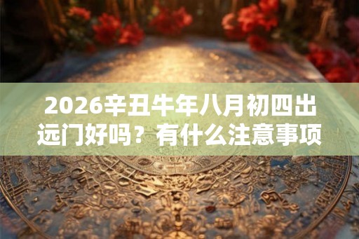 2026辛丑牛年八月初四出远门好吗？有什么注意事项