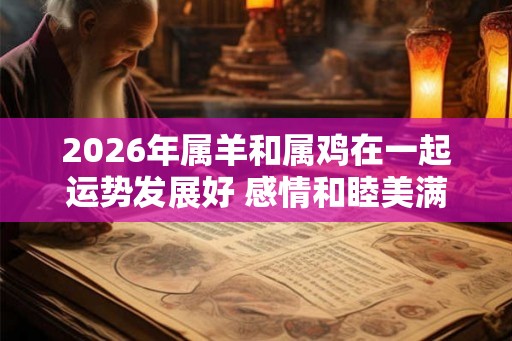 2026年属羊和属鸡在一起运势发展好 感情和睦美满安康
