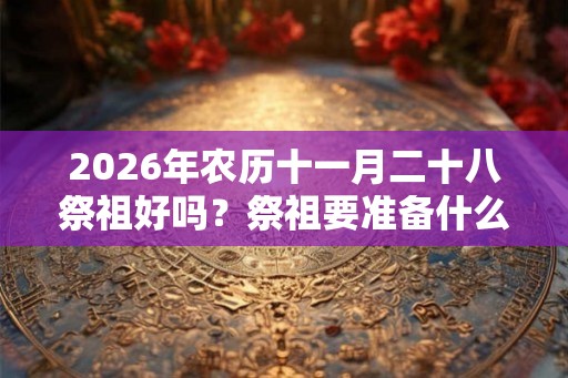 2026年农历十一月二十八祭祖好吗？祭祖要准备什么？
