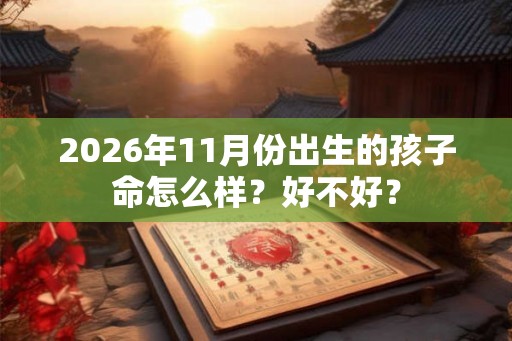 2026年11月份出生的孩子命怎么样？好不好？