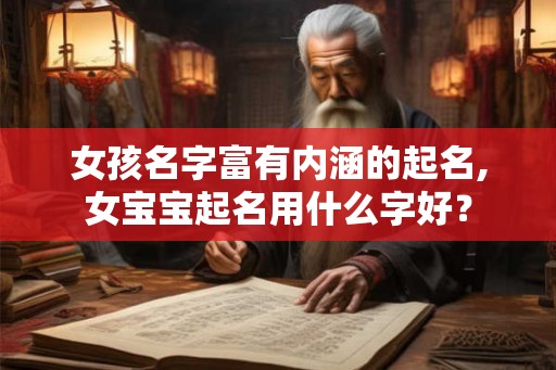 女孩名字富有内涵的起名,女宝宝起名用什么字好？