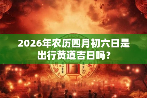 2026年农历四月初六日是出行黄道吉日吗? 2026年农历四月初六日是出行黄道吉日吗?