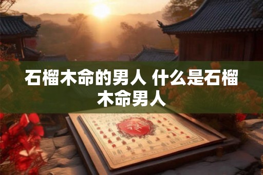 石榴木命的男人 什么是石榴木命男人