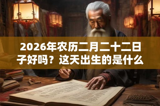 2026年农历二月二十二日子好吗？这天出生的是什么星座？