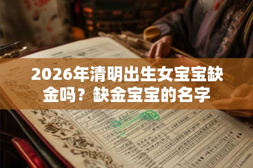 2026年清明出生女宝宝缺金吗？缺金宝宝的名字