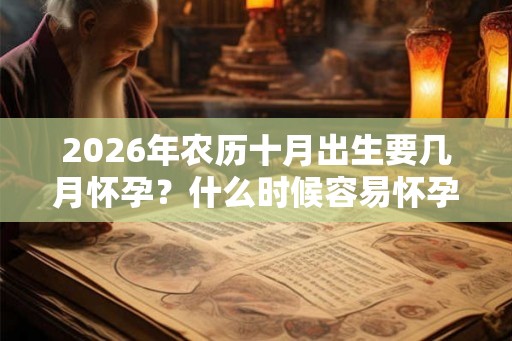 2026年农历十月出生要几月怀孕？什么时候容易怀孕生男孩？