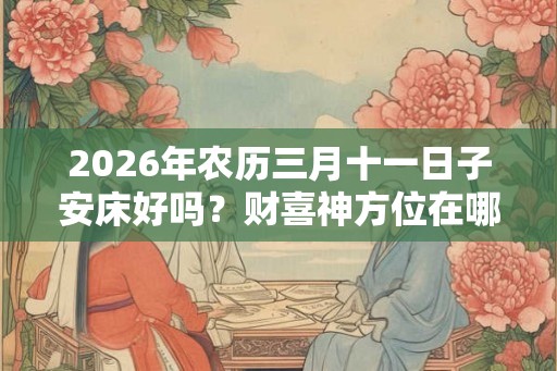 2026年农历三月十一日子安床好吗？财喜神方位在哪？