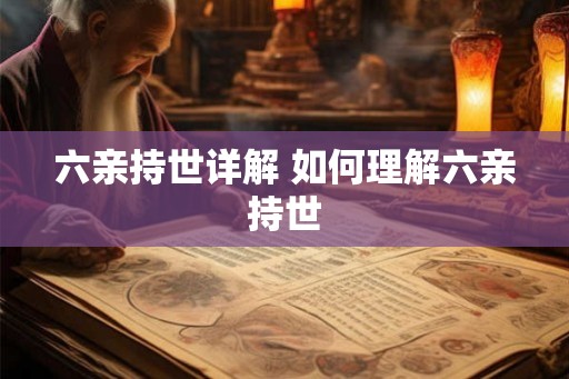 六亲持世详解 如何理解六亲持世