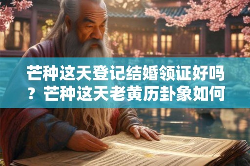 芒种这天登记结婚领证好吗？芒种这天老黄历卦象如何？