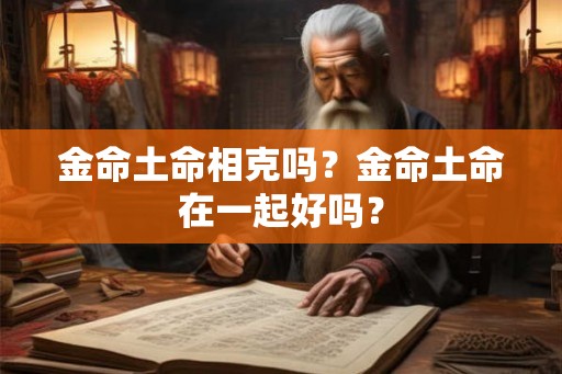 金命土命相克吗?金命土命在一起好吗? 金命土命相克吗?金命土命在一起好吗?
