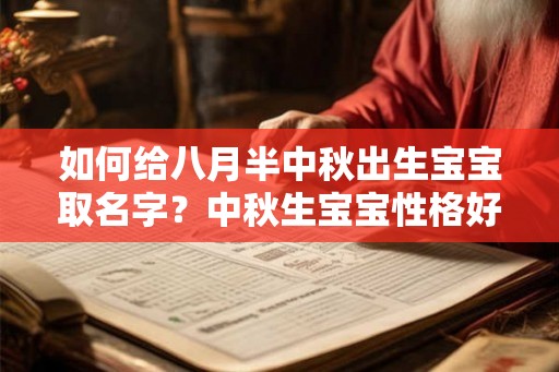 如何给八月半中秋出生宝宝取名字？中秋生宝宝性格好吗？