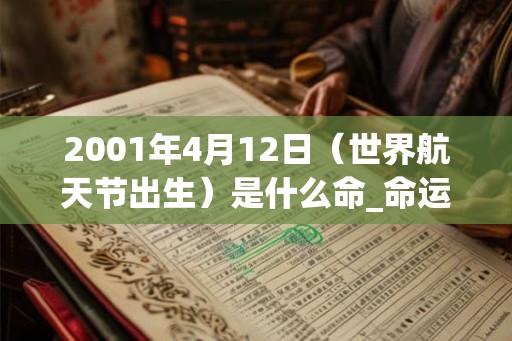 2001年4月12日（世界航天节出生）是什么命_命运如何