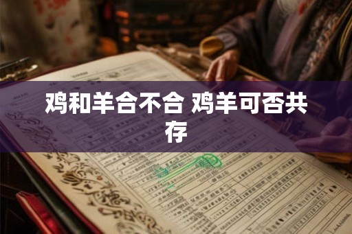 鸡和羊合不合 鸡羊可否共存