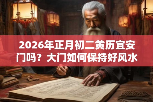 2026年正月初二黄历宜安门吗?大门如何保持好风水? 2026年正月初二黄历宜安门吗?大门如何保持好风水?