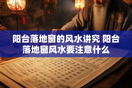 阳台落地窗的风水讲究 阳台落地窗风水要注意什么