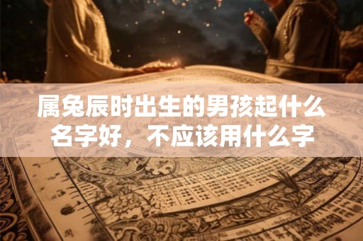 属兔辰时出生的男孩起什么名字好，不应该用什么字