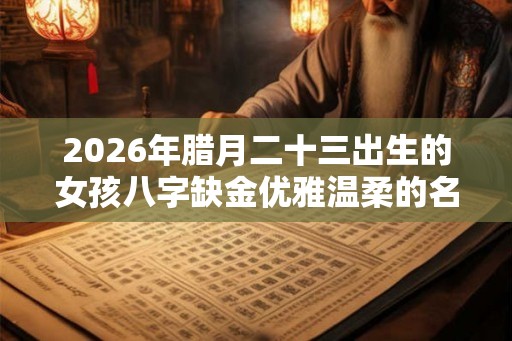 2026年腊月二十三出生的女孩八字缺金优雅温柔的名字