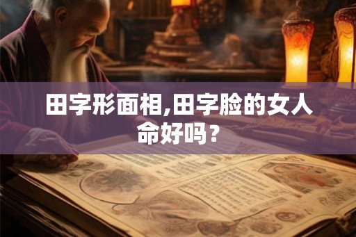 田字形面相,田字脸的女人命好吗？