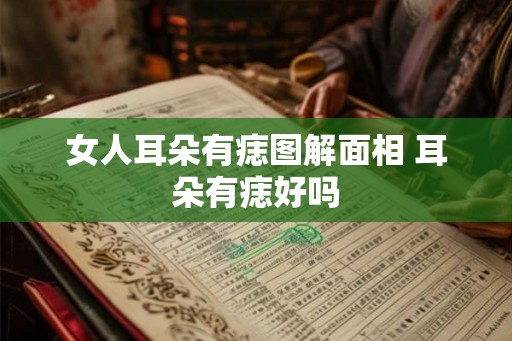 女人耳朵有痣图解面相 耳朵有痣好吗