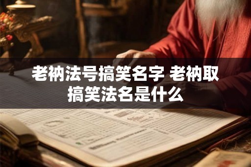 老衲法号搞笑名字 老衲取搞笑法名是什么