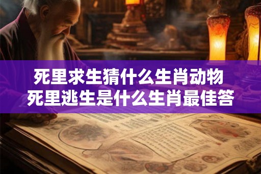 死里求生猜什么生肖动物 死里逃生是什么生肖最佳答案 死里求生猜什么生肖动物 死里逃生是什么生肖最佳答案