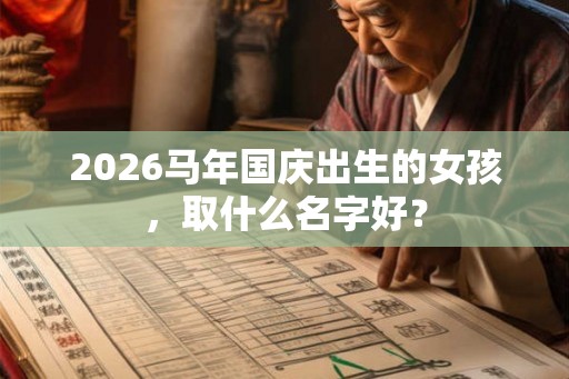 2026马年国庆出生的女孩,取什么名字好? 2026马年国庆出生的女孩,取什么名字好?