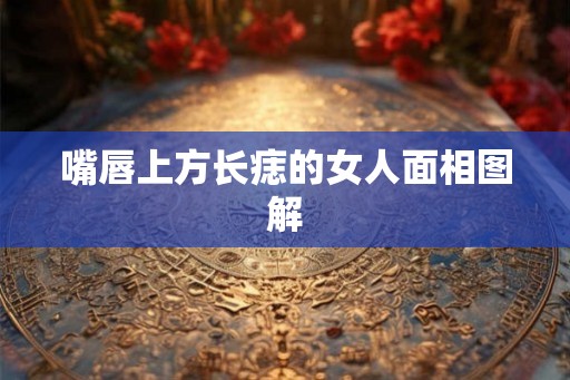 嘴唇上方长痣的女人面相图解