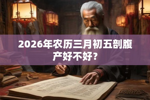 2026年农历三月初五剖腹产好不好？