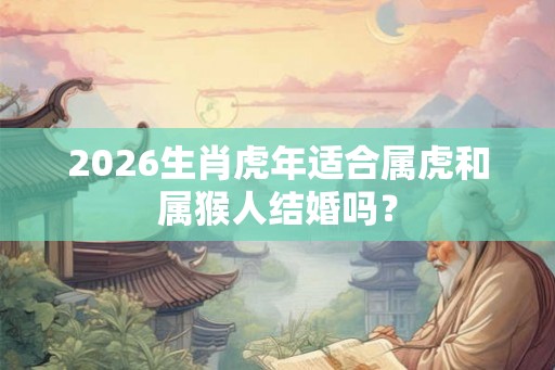 2026生肖虎年适合属虎和属猴人结婚吗？