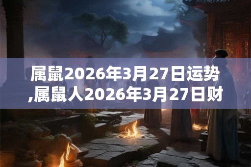 属鼠2026年3月27日运势,属鼠人2026年3月27日财运,生肖鼠2026年3月27日运势 属鼠2026年3月27日运势,属鼠人2026年3月27日财运,生肖鼠2026年3月27日运势