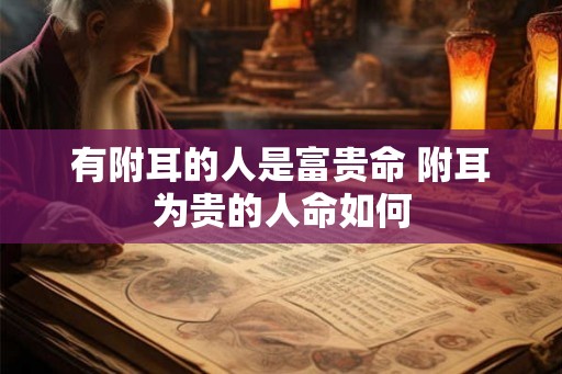 有附耳的人是富贵命 附耳为贵的人命如何