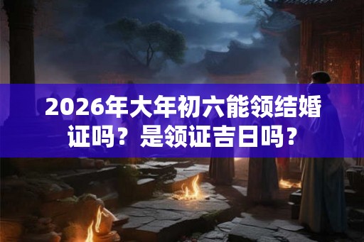 2026年大年初六能领结婚证吗？是领证吉日吗？