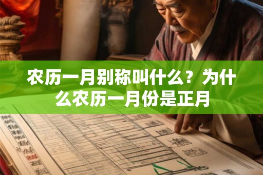 农历一月别称叫什么？为什么农历一月份是正月