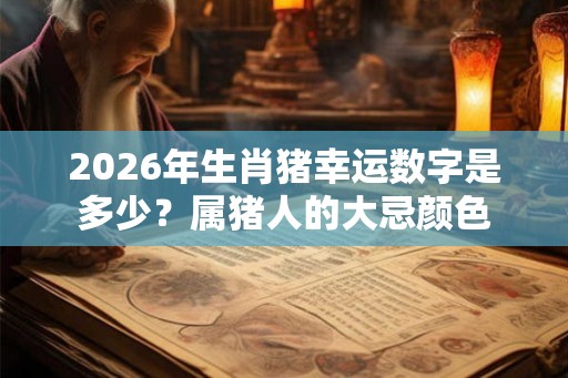 2026年生肖猪幸运数字是多少？属猪人的大忌颜色