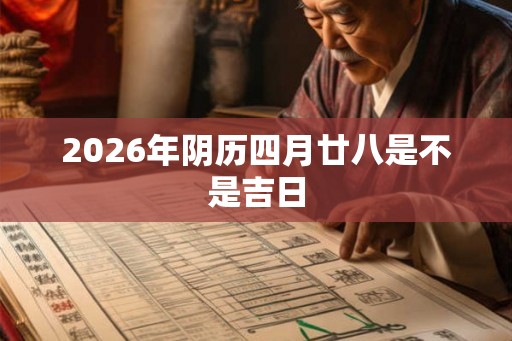 2026年阴历四月廿八是不是吉日