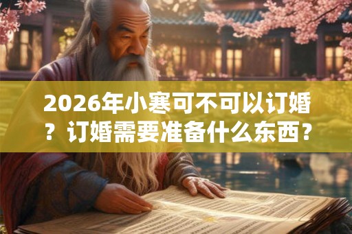 2026年小寒可不可以订婚?订婚需要准备什么东西? 2026年小寒可不可以订婚?订婚需要准备什么东西?