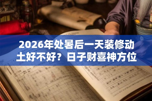 2026年处暑后一天装修动土好不好?日子财喜神方位? 2026年处暑后一天装修动土好不好?日子财喜神方位?