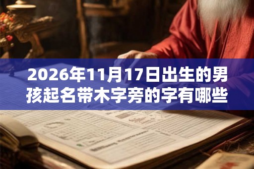 2026年11月17日出生的男孩起名带木字旁的字有哪些? 2026年11月17日出生的男孩起名带木字旁的字有哪些?