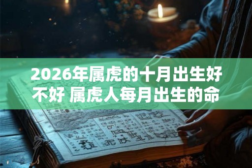 2026年属虎的十月出生好不好 属虎人每月出生的命运