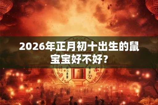 2026年正月初十出生的鼠宝宝好不好？