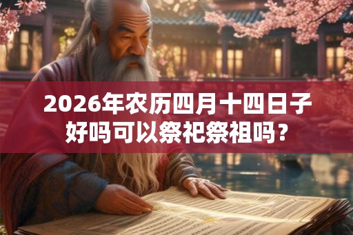 2026年农历四月十四日子好吗可以祭祀祭祖吗? 2026年农历四月十四日子好吗可以祭祀祭祖吗?