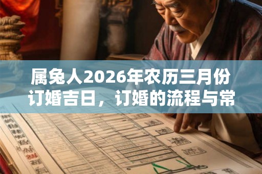 属兔人2026年农历三月份订婚吉日,订婚的流程与常见问题 属兔人2026年农历三月份订婚吉日,订婚的流程与常见问题
