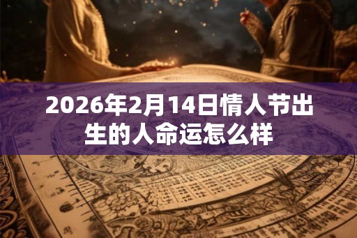 2026年2月14日情人节出生的人命运怎么样