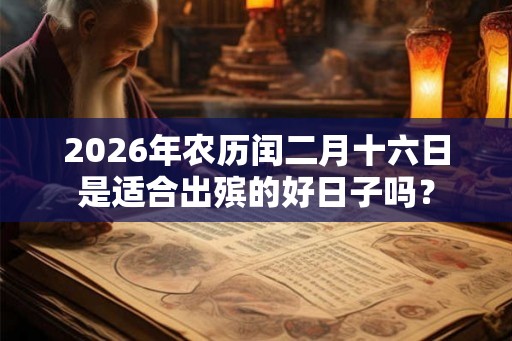 2026年农历闰二月十六日是适合出殡的好日子吗？